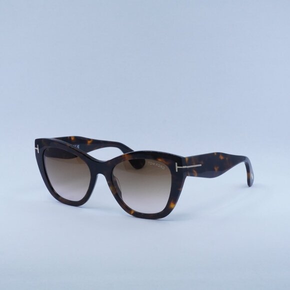 🕶️ New Tom Ford Cara FT0940 55F Sunglasses - Vintage Dark Havana Frame - Picture 3 of 11